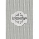 petites feuilles grises sur fond gris foncé