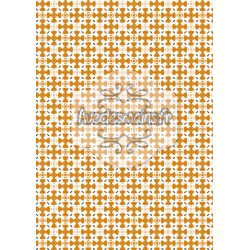 Croix d'Halloween - orange noir - stamp