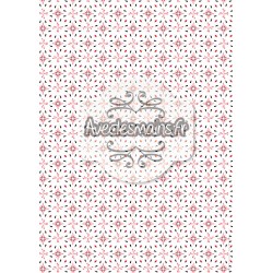 Etoiles rouges - noire  - stamp