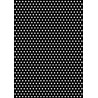 cercles blancs fond noir