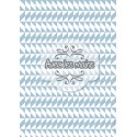 triangles et losanges gris-bleu et blancs