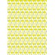 Triangles et zig-zag bleus, jaunes et blancs - petit