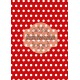 Points blancs fonds rouge - mini pack - stamp