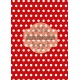 Points blancs fonds rouge - mini pack - stamp