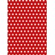 Points blancs sur fond rouge - mini pack - petit