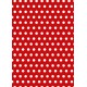 Points blancs sur fond rouge - mini pack - petit