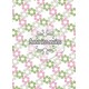 Fleurs pentagonales roses grises et vertes - stamp
