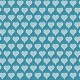 Cœurs - relief bleu - stamp - zoom