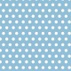 Clercles blancs sur fond bleu clair - zoom