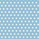 Clercles blancs sur fond bleu clair - zoom
