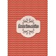 Points blancs sur fond rouge - stamp