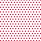 Points rouges sur fond blanc - zoom
