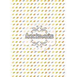 Multiplication de petit bonbons multicolors - stamp