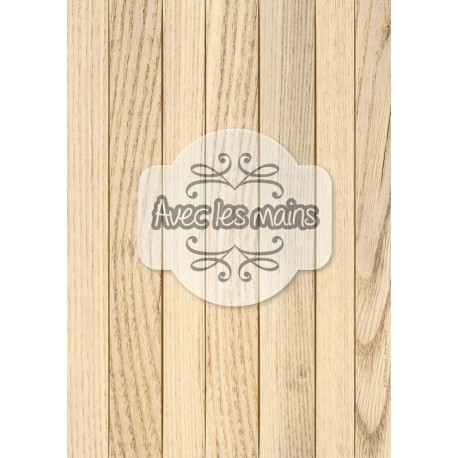 Lames de bois marron clair - stamp