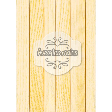 Lames de bois orange clair - stamp