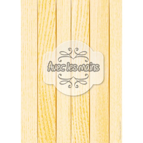 Lames de bois orange clair - stamp