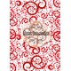 Spirales en boudins - rouge foncé - stamp