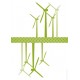 Éoliennes vertes - peiti