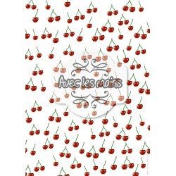 panier de cerises - stamp