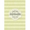 Chevrons vert foncé sur fond vert pastel chiffonné - stamp