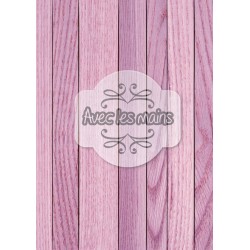 Lames de bois violettes - stamp