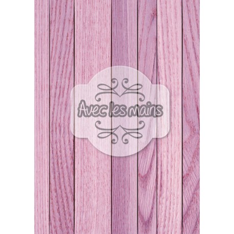 Lames de bois violettes - stamp