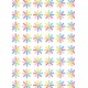 Crayons de couleur en étoile - petit