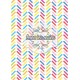 Crayons de couleur en chevrons - stamp