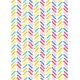 Crayons de couleur en chevrons - petit