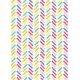 Crayons de couleur en chevrons - petit